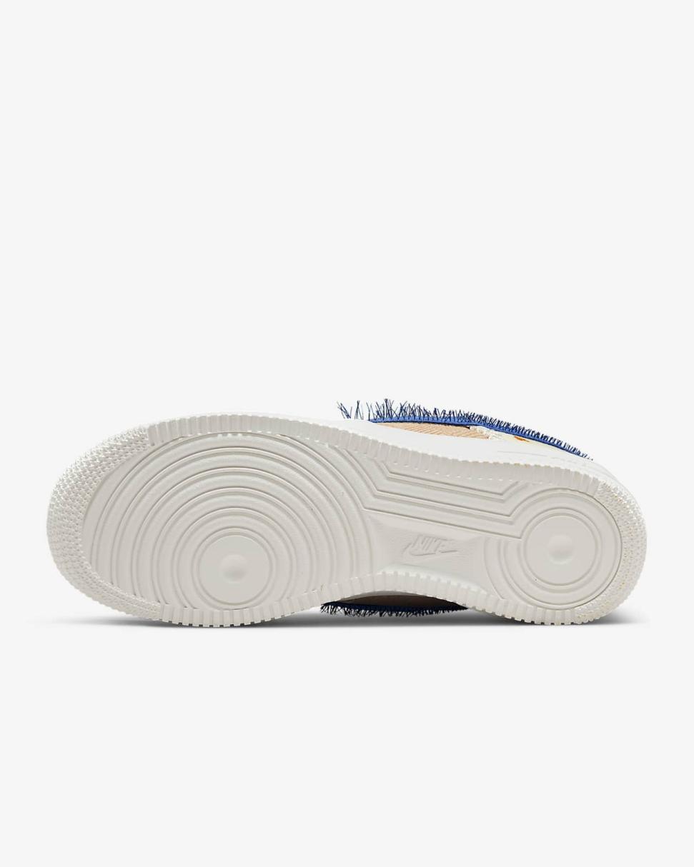 Nike Air Force 1 '07 Premium Sail/Coconut Milk/White Onyx/Dark Marina Blue | Womens Nike Lifestyle