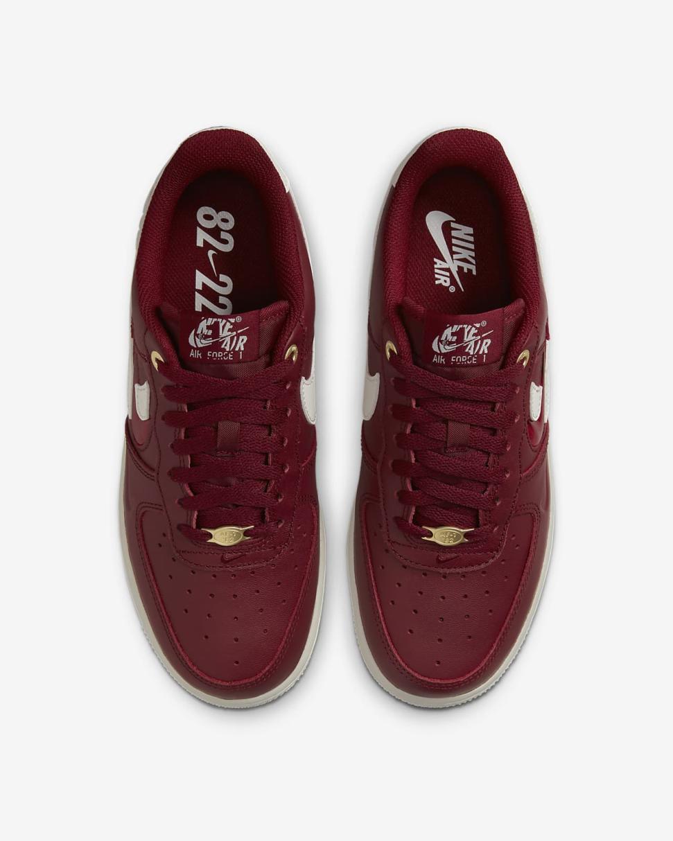 Nike Air Force 1 '07 Premium Team Red/Gym Red/Team Red/Sail | Womens Nike Lifestyle