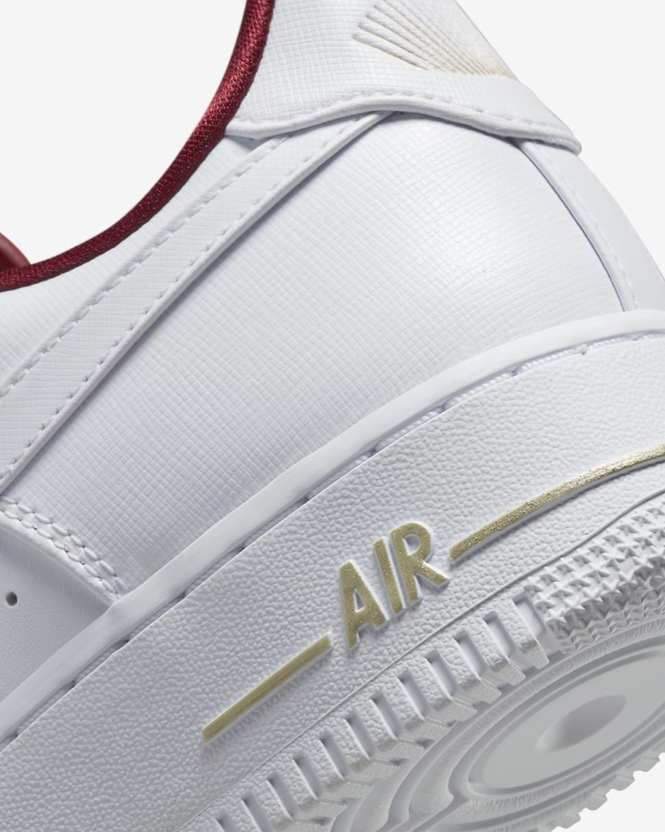 Nike Air Force 1 '07 SE White/Team Red/Metallic Gold Star/White | Womens Nike Lifestyle
