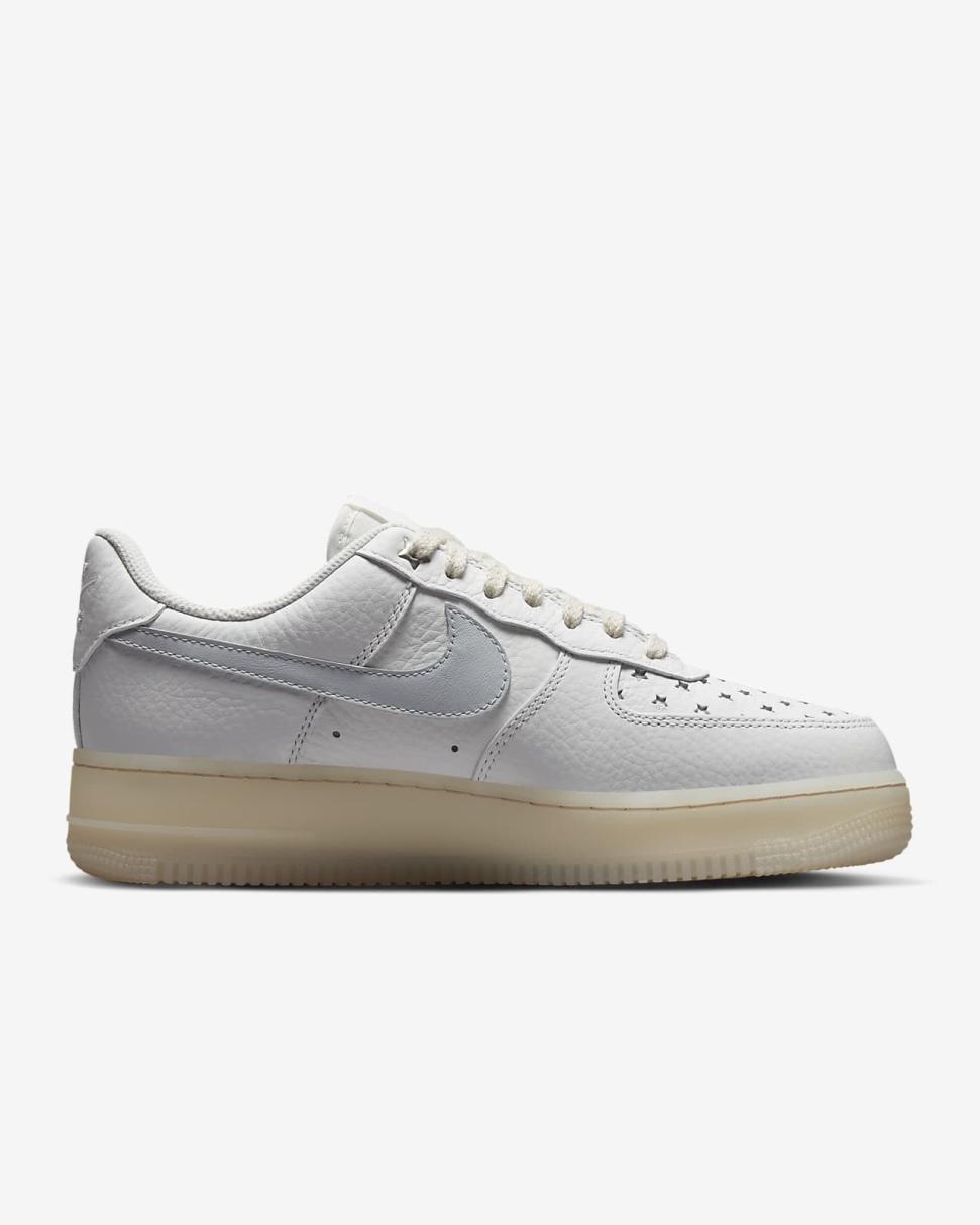 Nike Air Force 1 '07 Summit White/Light Orewood Brown/Metallic Silver/Pure Platinum | Womens Nike Lifestyle