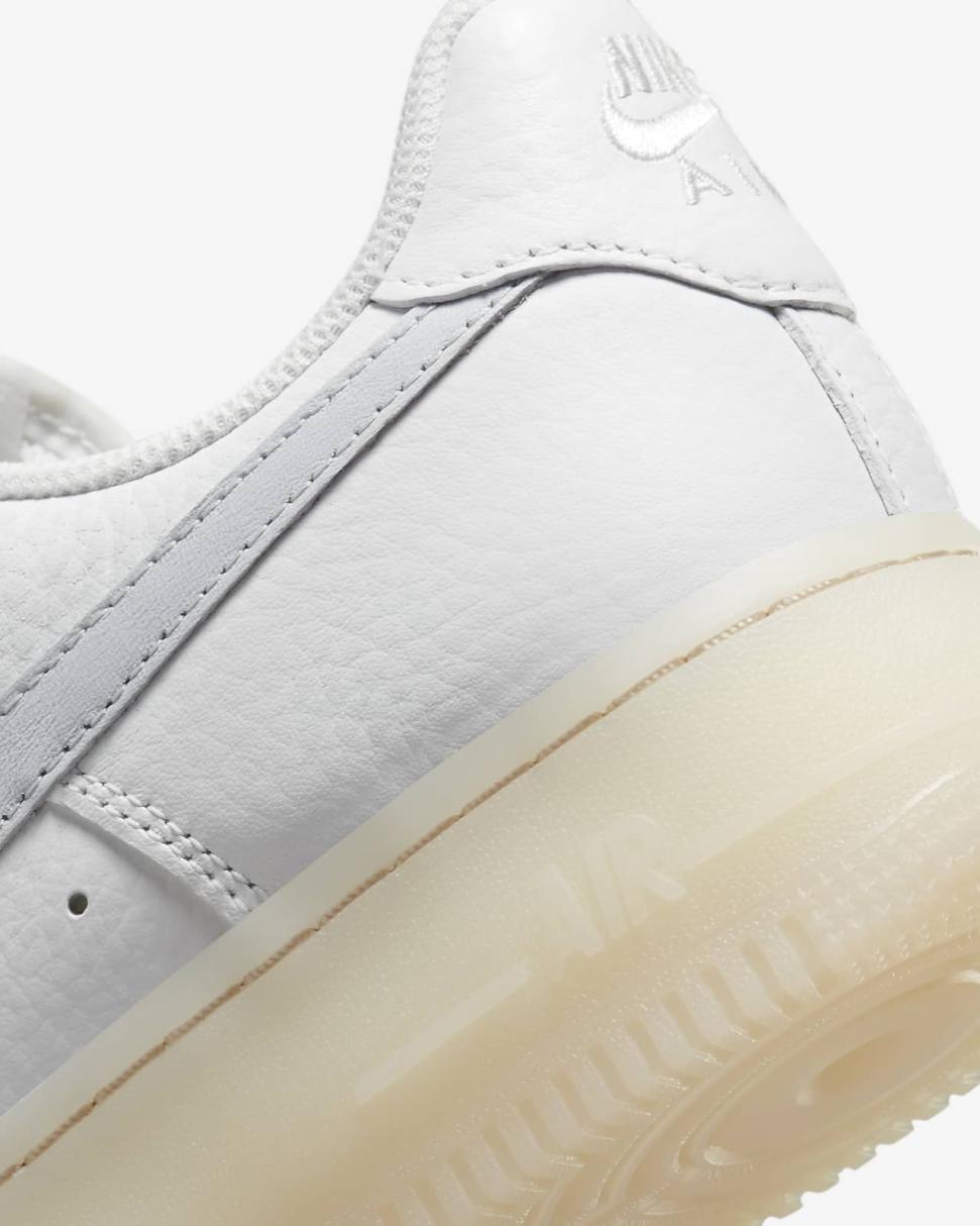 Nike Air Force 1 '07 Summit White/Light Orewood Brown/Metallic Silver/Pure Platinum | Womens Nike Lifestyle