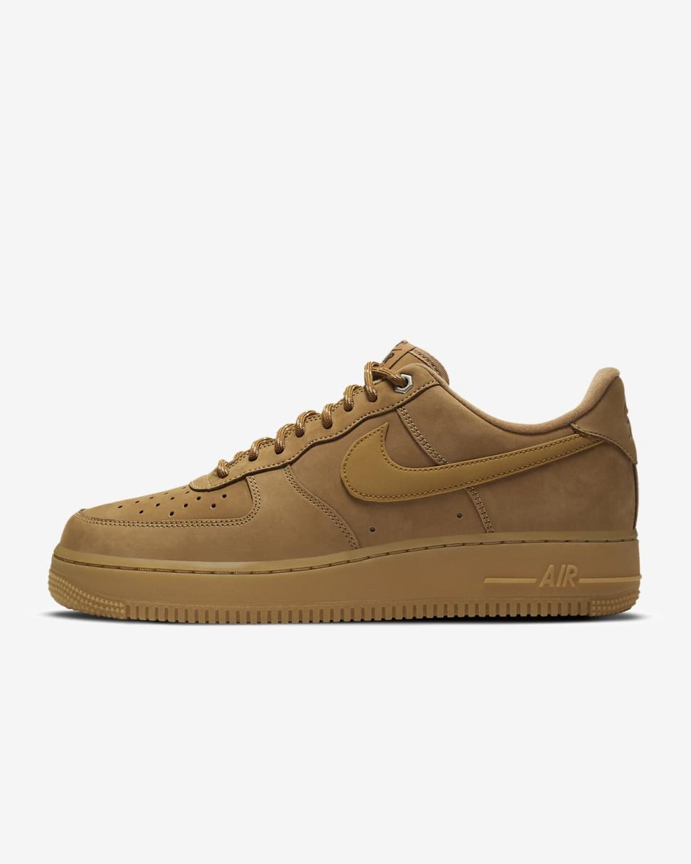 Nike Air Force 1 '07 WB Flax/Gum Light Brown/Black/Wheat | Mens Nike Lifestyle