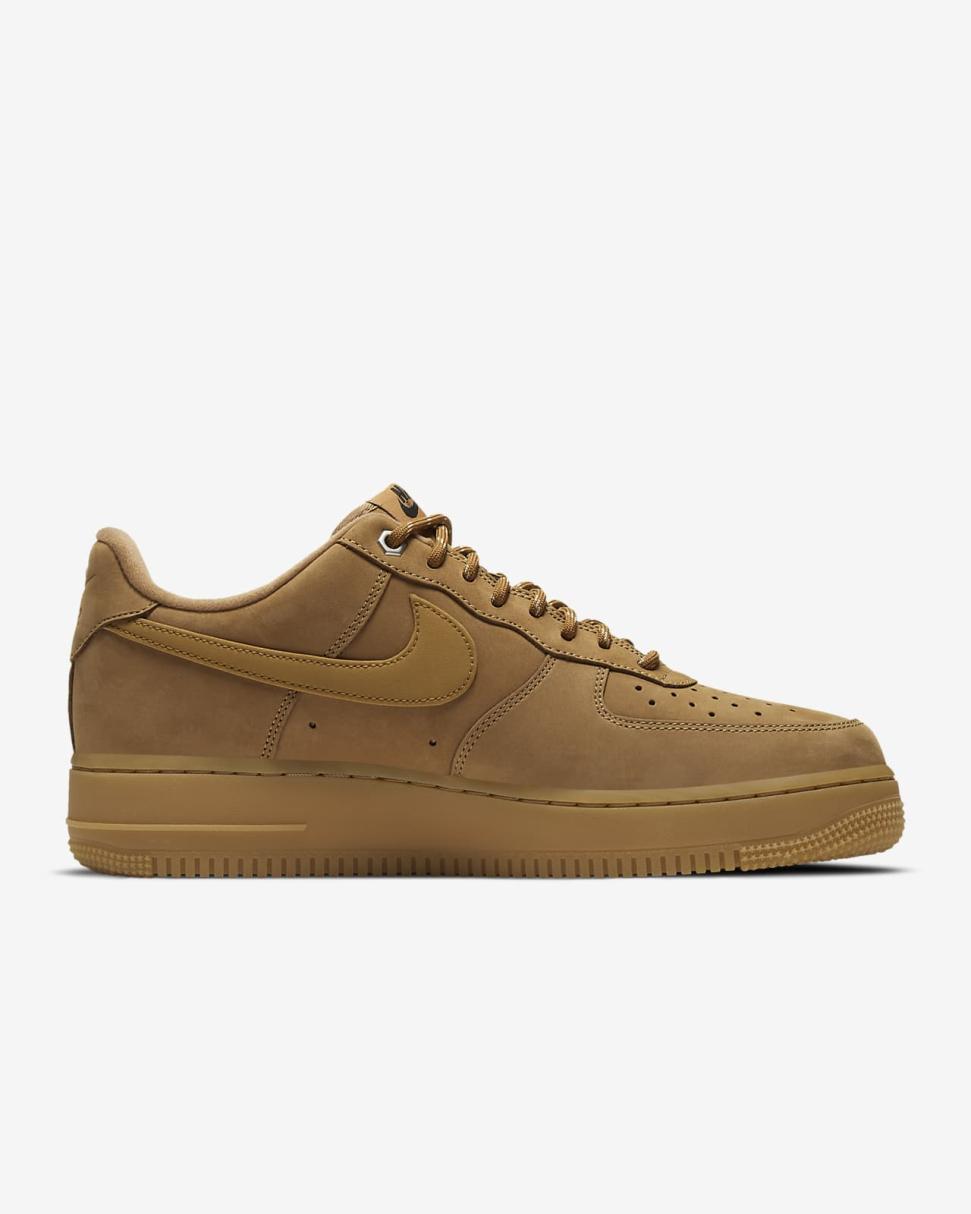 Nike Air Force 1 '07 WB Flax/Gum Light Brown/Black/Wheat | Mens Nike Lifestyle