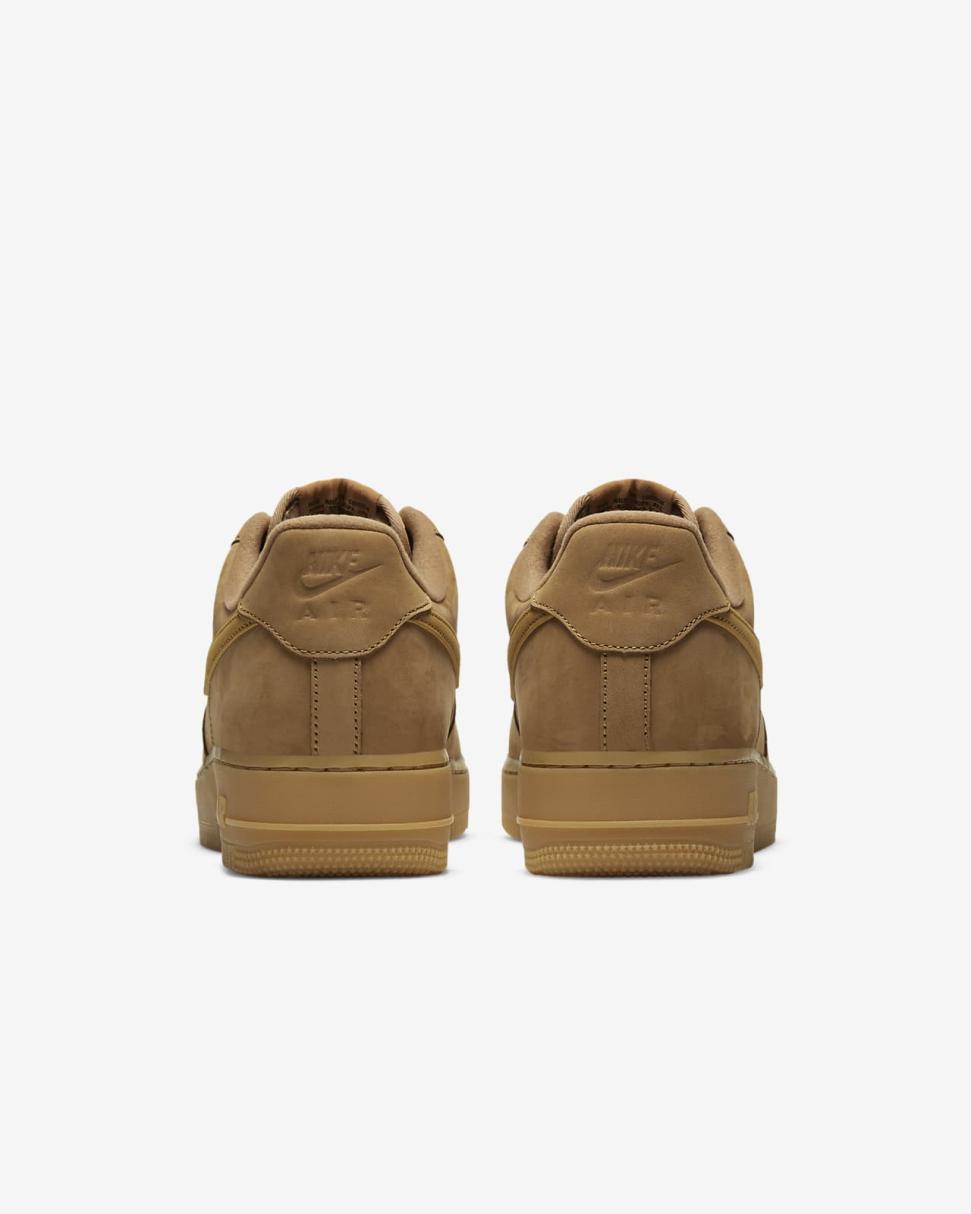 Nike Air Force 1 '07 WB Flax/Gum Light Brown/Black/Wheat | Mens Nike Lifestyle