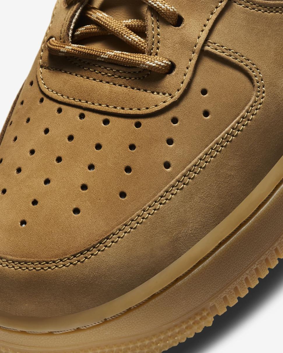 Nike Air Force 1 '07 WB Flax/Gum Light Brown/Black/Wheat | Mens Nike Lifestyle