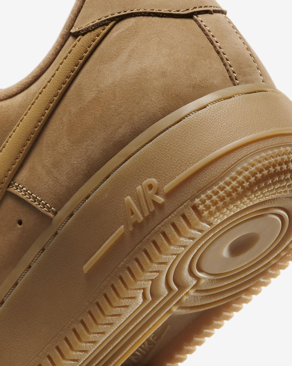 Nike Air Force 1 '07 WB Flax/Gum Light Brown/Black/Wheat | Mens Nike Lifestyle