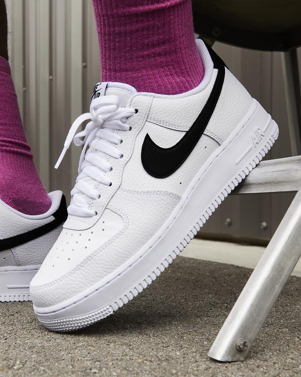 Nike Air Force 1 '07 White/Black | Mens Nike First Day Kicks