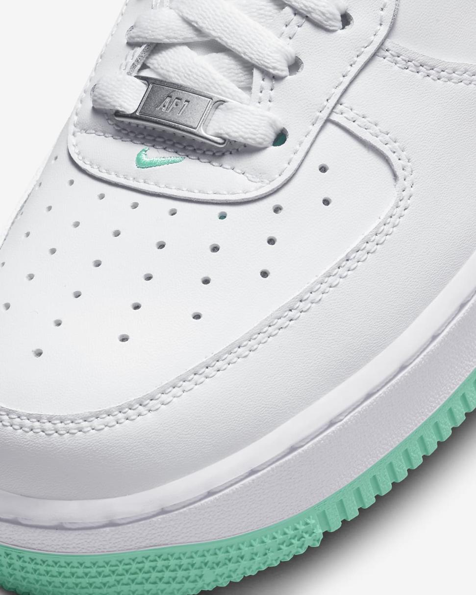 Nike Air Force 1 '07 White/Light Menta/White | Mens Nike Lifestyle