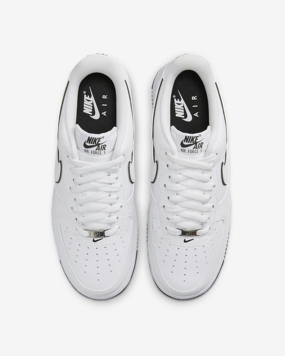 Nike Air Force 1 '07 White/White/Black | Mens Nike First Day Kicks