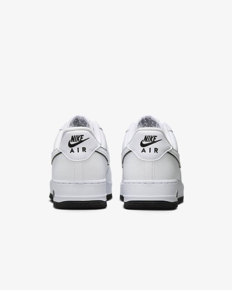 Nike Air Force 1 '07 White/White/Black | Mens Nike First Day Kicks