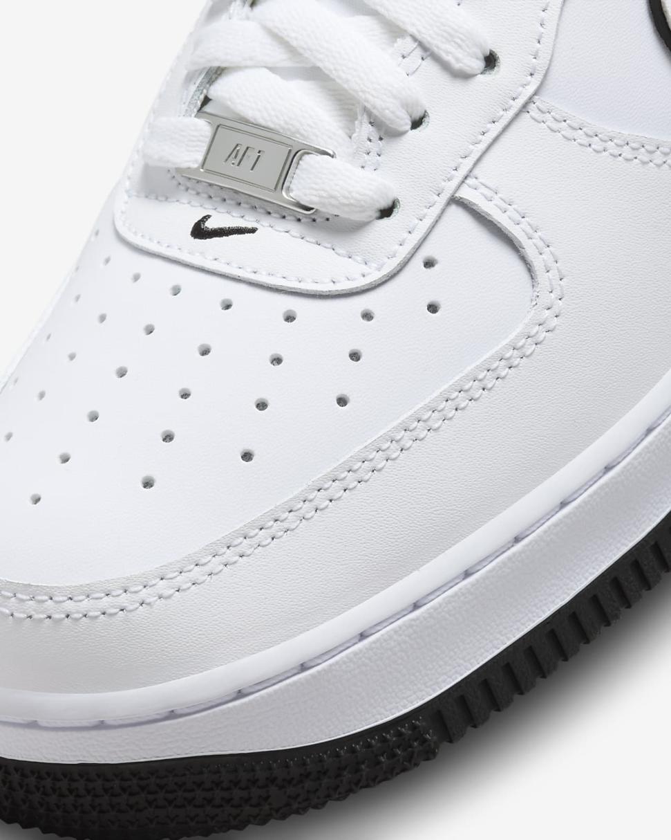 Nike Air Force 1 '07 White/White/Black | Mens Nike First Day Kicks