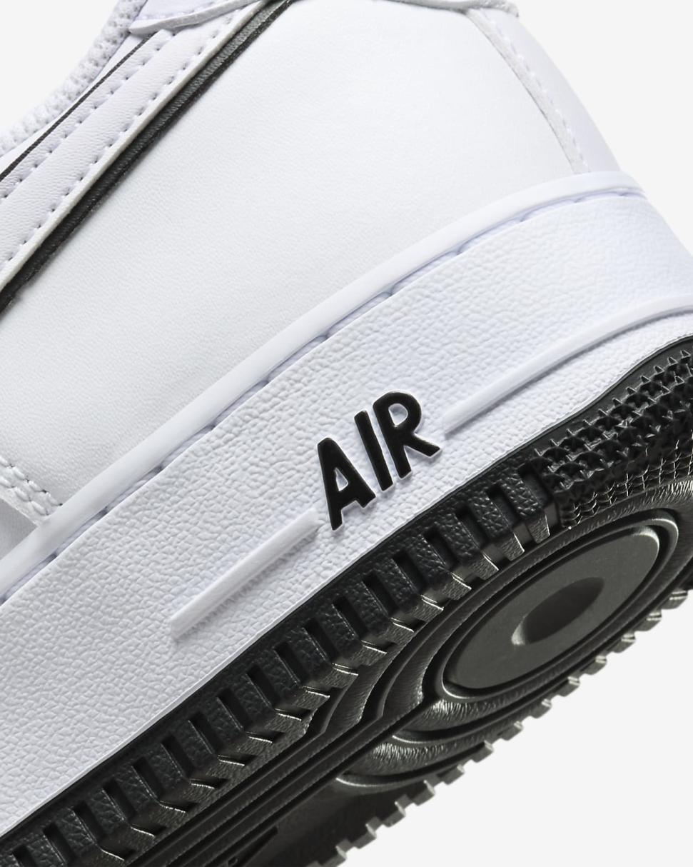 Nike Air Force 1 '07 White/White/Black | Mens Nike First Day Kicks