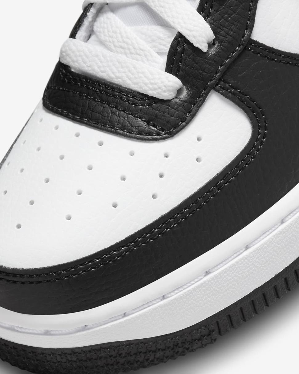 Nike Air Force 1 Black/White/Light Photo Blue | Kids Nike Tween Collection