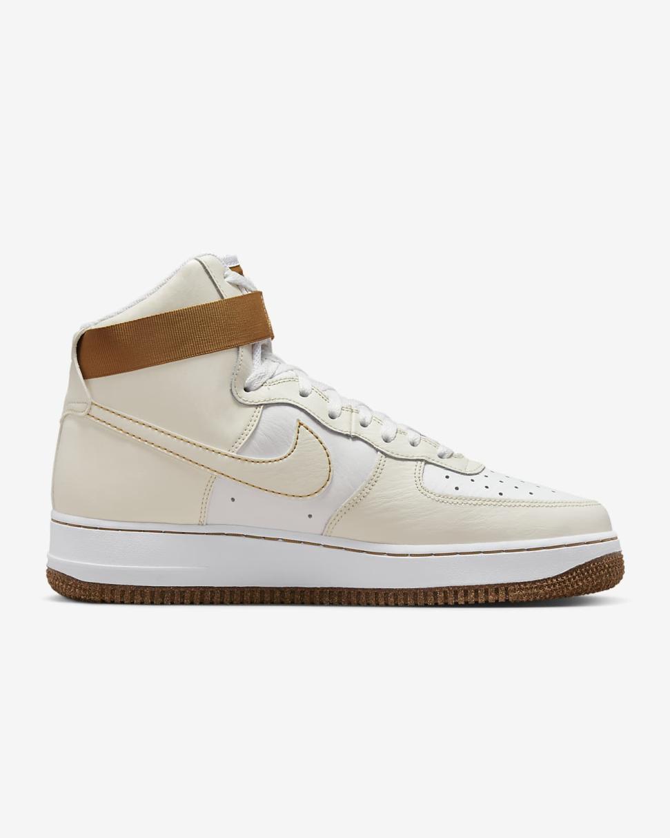Nike Air Force 1 High '07 LV8 EMB Phantom/White/Elemental Gold/Phantom | Mens Nike Lifestyle