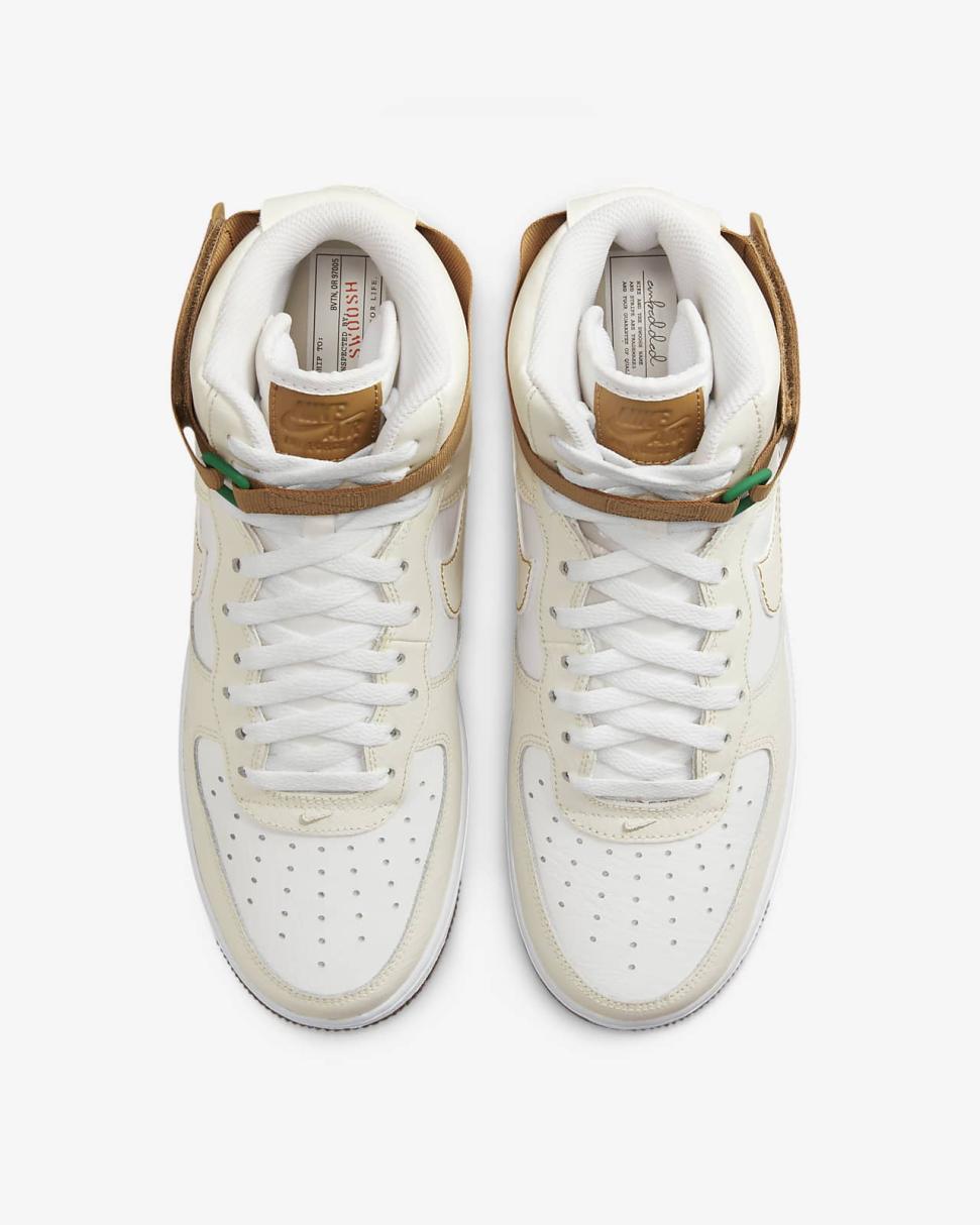 Nike Air Force 1 High '07 LV8 EMB Phantom/White/Elemental Gold/Phantom | Mens Nike Lifestyle