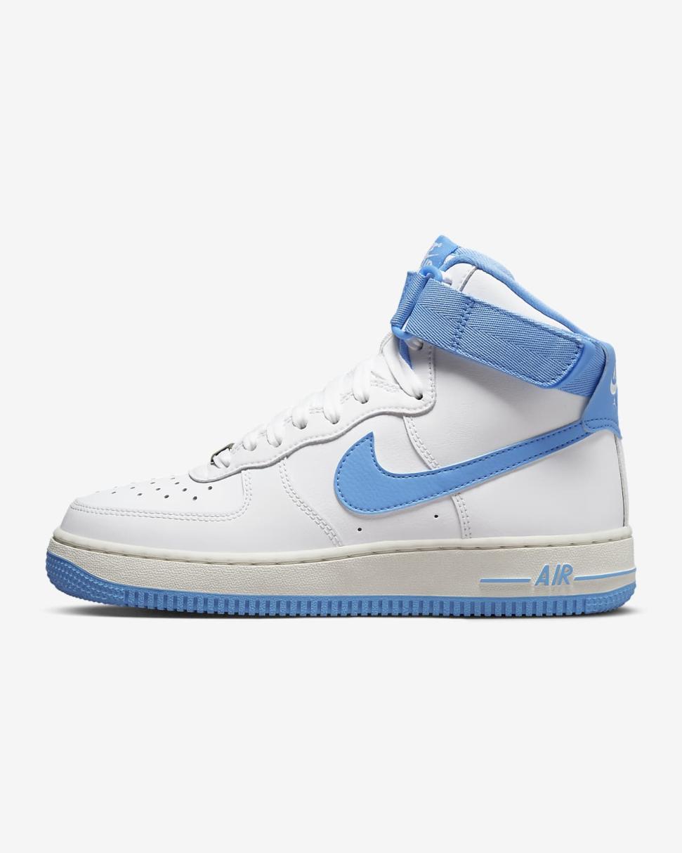 Nike Air Force 1 High Original White/Sail/University Blue | Womens Nike Lifestyle