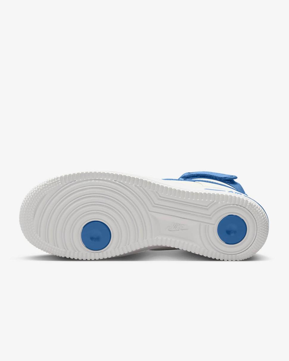 Nike Air Force 1 High SE Sail/White/Metallic Gold/Blue Jay | Womens Nike Lifestyle