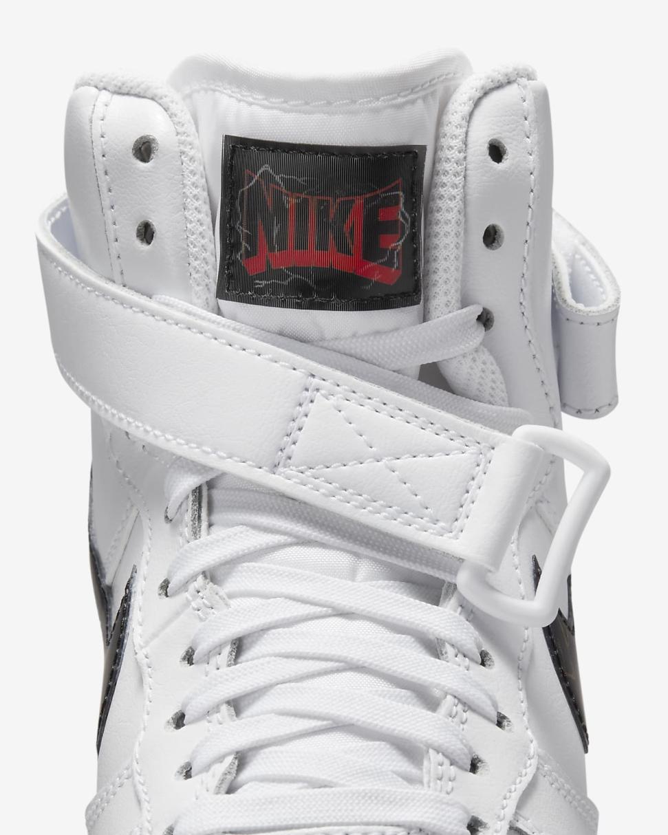 Nike Air Force 1 High White/Bright Crimson/Black | Kids Nike Air Force 1