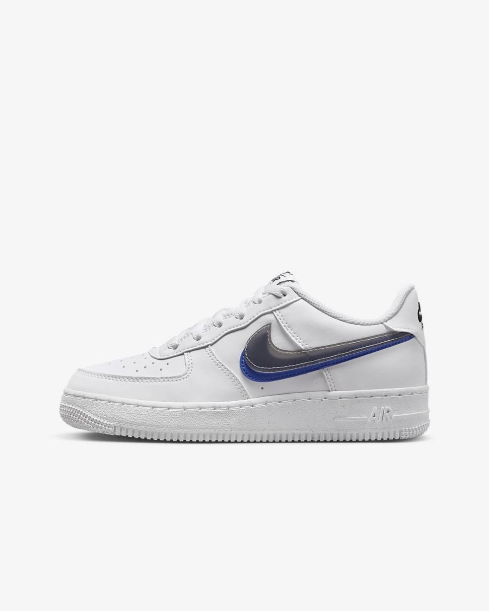 Nike Air Force 1 Impact Next Nature White/Hyper Royal/Summit White/Black | Kids Nike Air Force 1