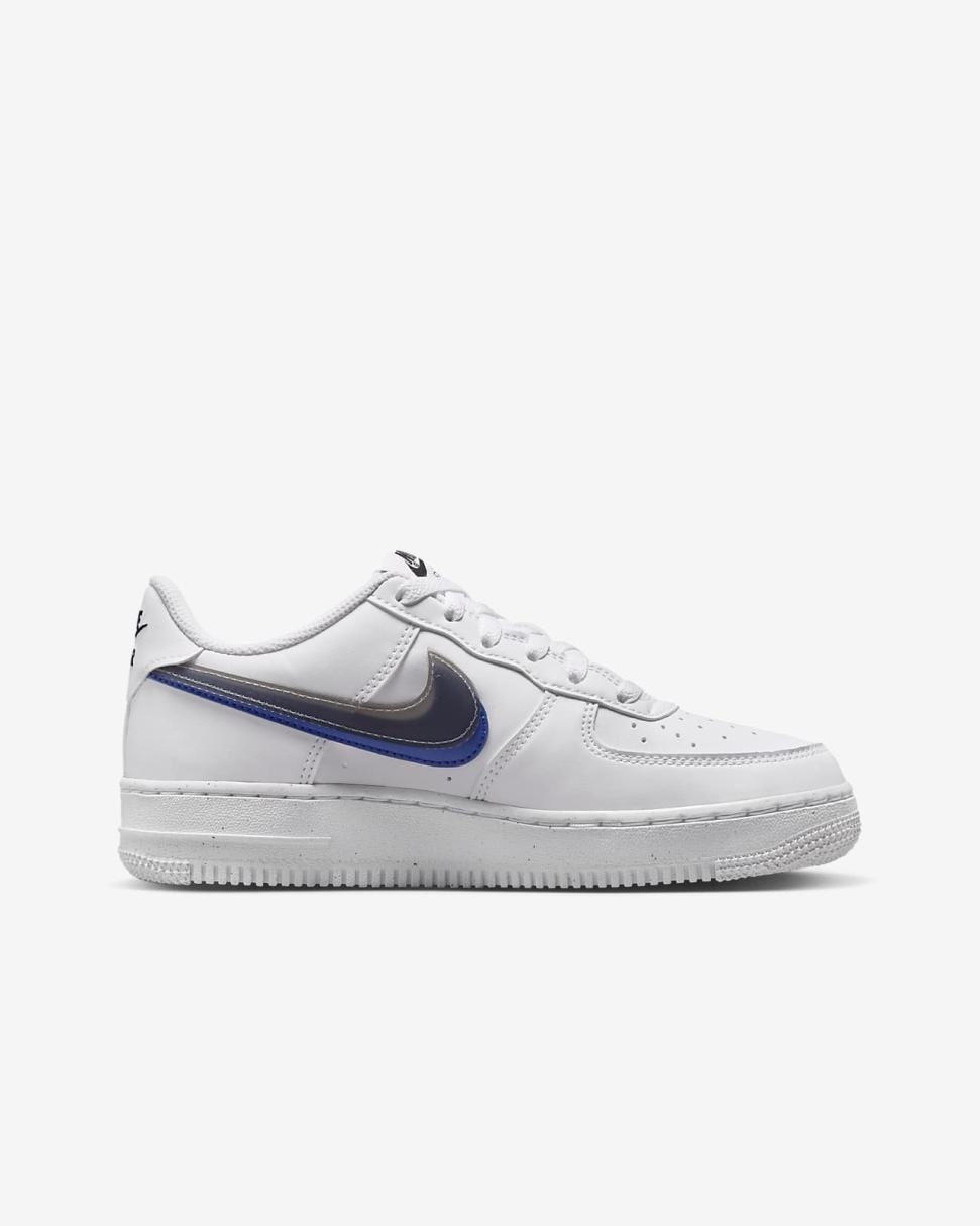 Nike Air Force 1 Impact Next Nature White/Hyper Royal/Summit White/Black | Kids Nike Air Force 1