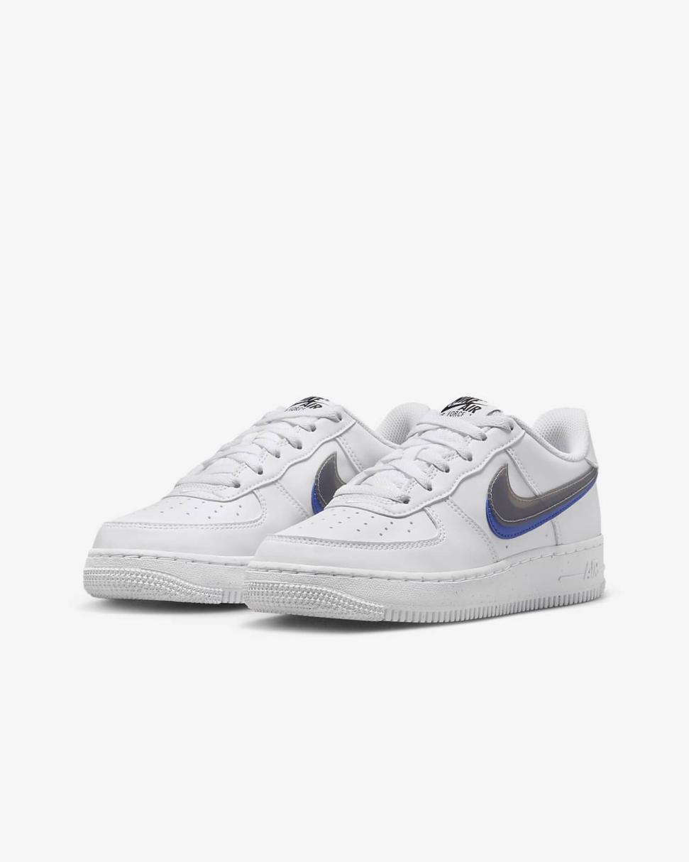 Nike Air Force 1 Impact Next Nature White/Hyper Royal/Summit White/Black | Kids Nike Air Force 1