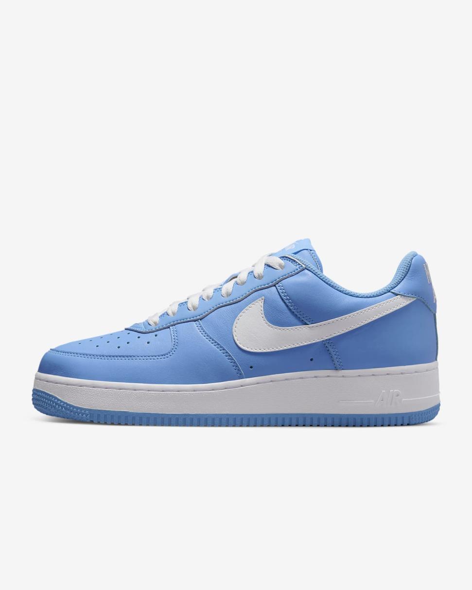 Nike Air Force 1 Low Retro University Blue/Metallic Gold/White | Mens Nike Lifestyle