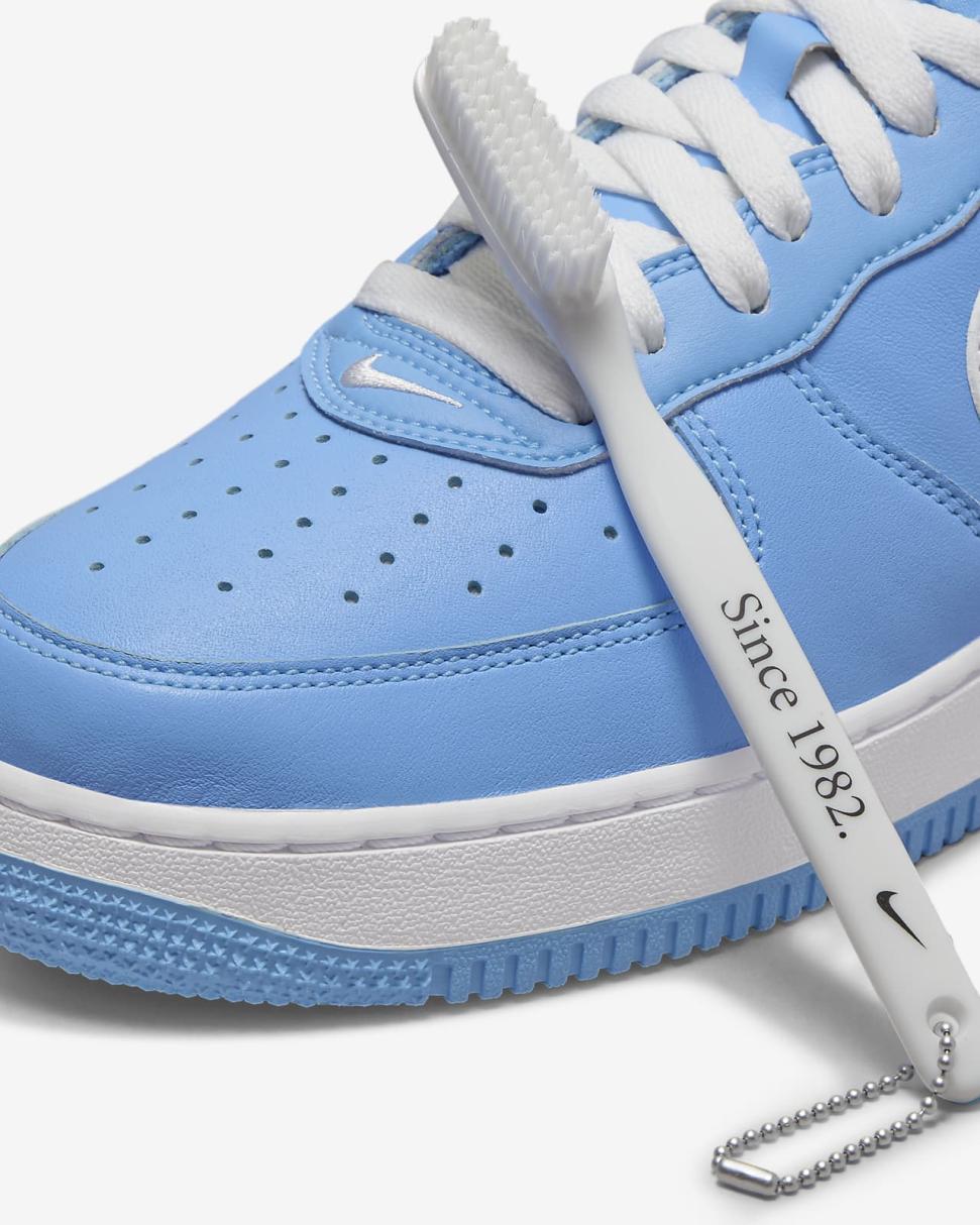 Nike Air Force 1 Low Retro University Blue/Metallic Gold/White | Mens Nike Lifestyle