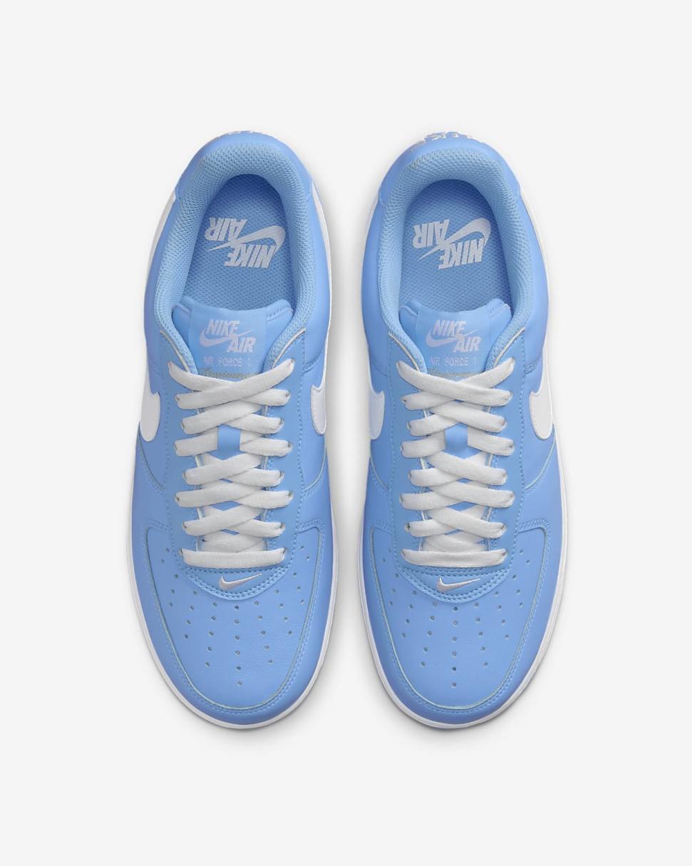 Nike Air Force 1 Low Retro University Blue/Metallic Gold/White | Mens Nike Lifestyle