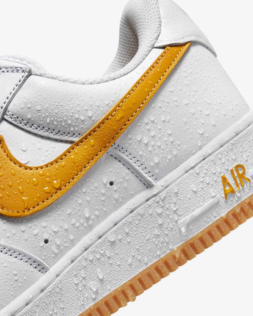 Nike Air Force 1 Low Retro White/Gum Yellow/University Gold | Mens Nike Lifestyle