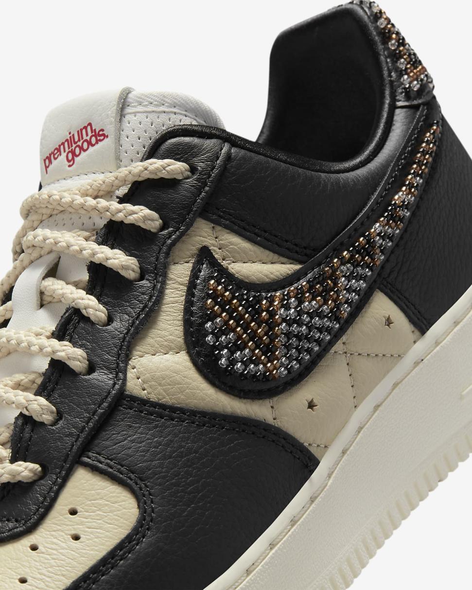 Nike Air Force 1 Low X Premium Goods Black/Sand/Sail/Multi-Color | Womens Nike Lifestyle