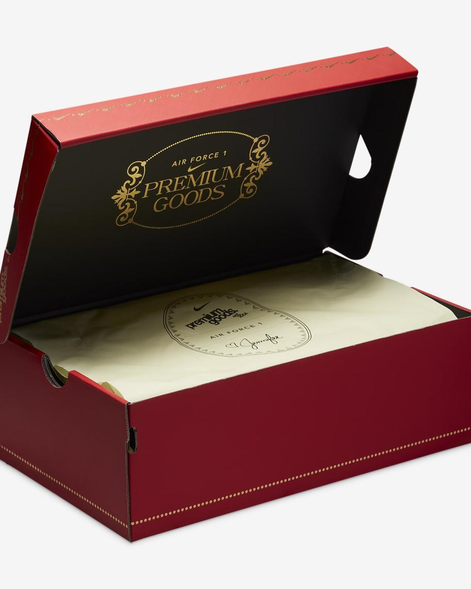 Nike Air Force 1 Low X Premium Goods Black/Sand/Sail/Multi-Color | Womens Nike Lifestyle