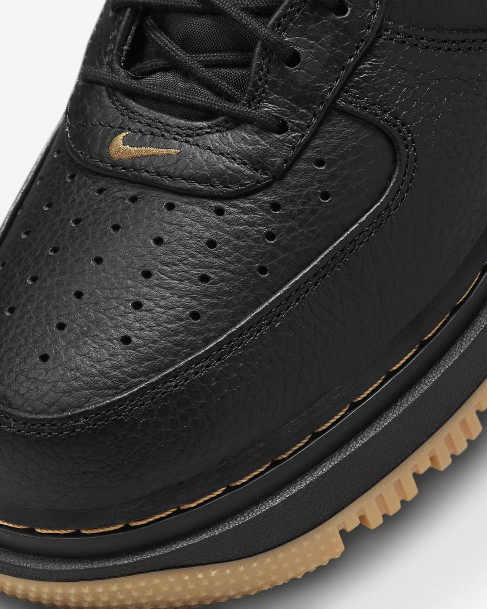 Nike Air Force 1 Luxe Black/Bucktan/Gum Yellow/Black | Mens Nike Lifestyle
