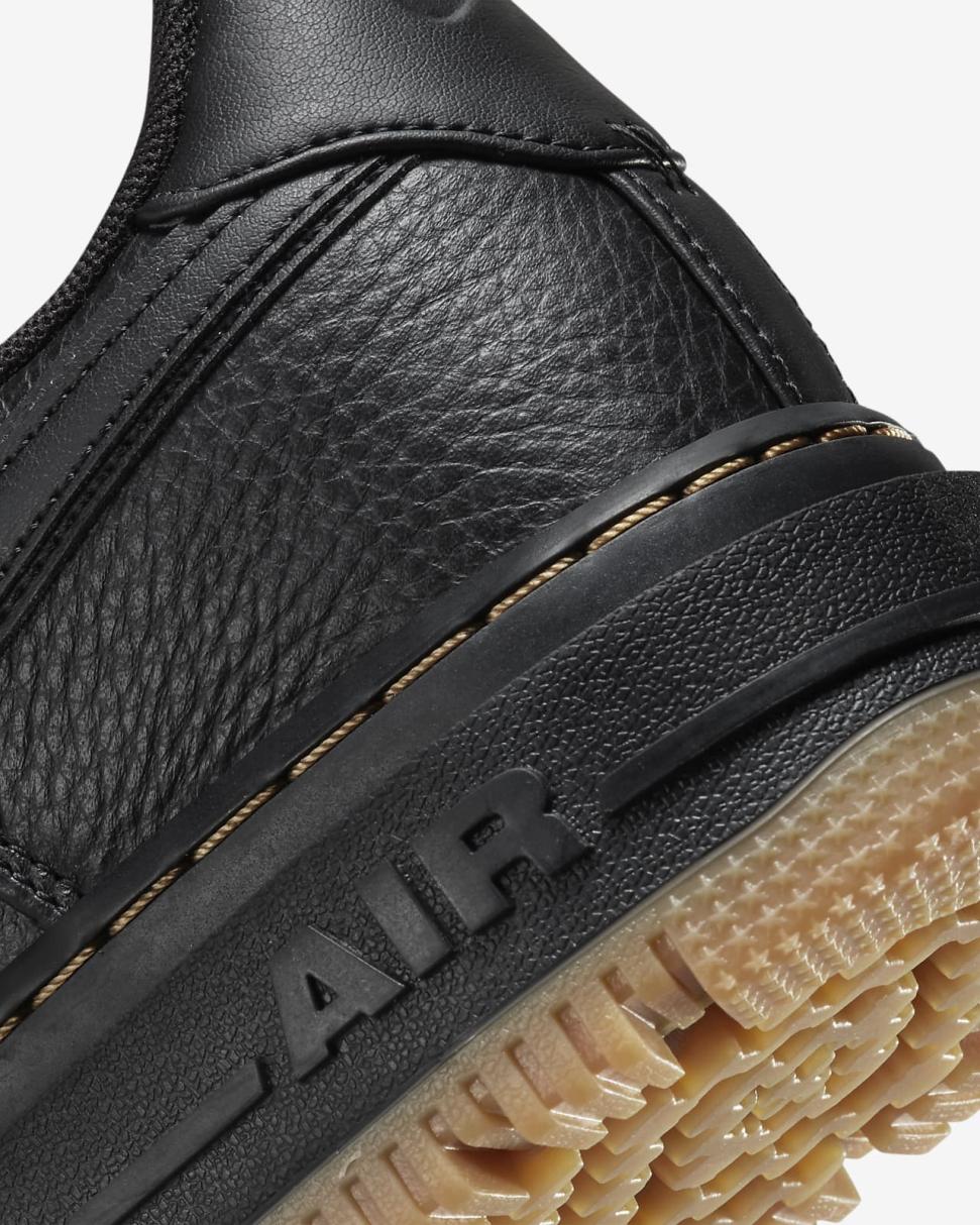 Nike Air Force 1 Luxe Black/Bucktan/Gum Yellow/Black | Mens Nike Lifestyle