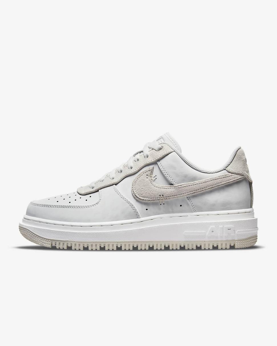 Nike Air Force 1 Luxe Summit White/Light Bone/Summit White | Mens Nike Lifestyle