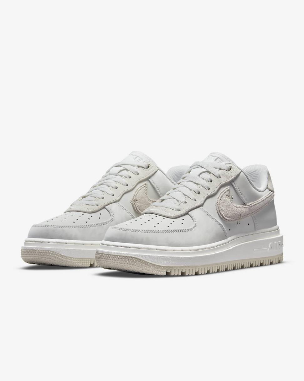 Nike Air Force 1 Luxe Summit White/Light Bone/Summit White | Mens Nike Lifestyle
