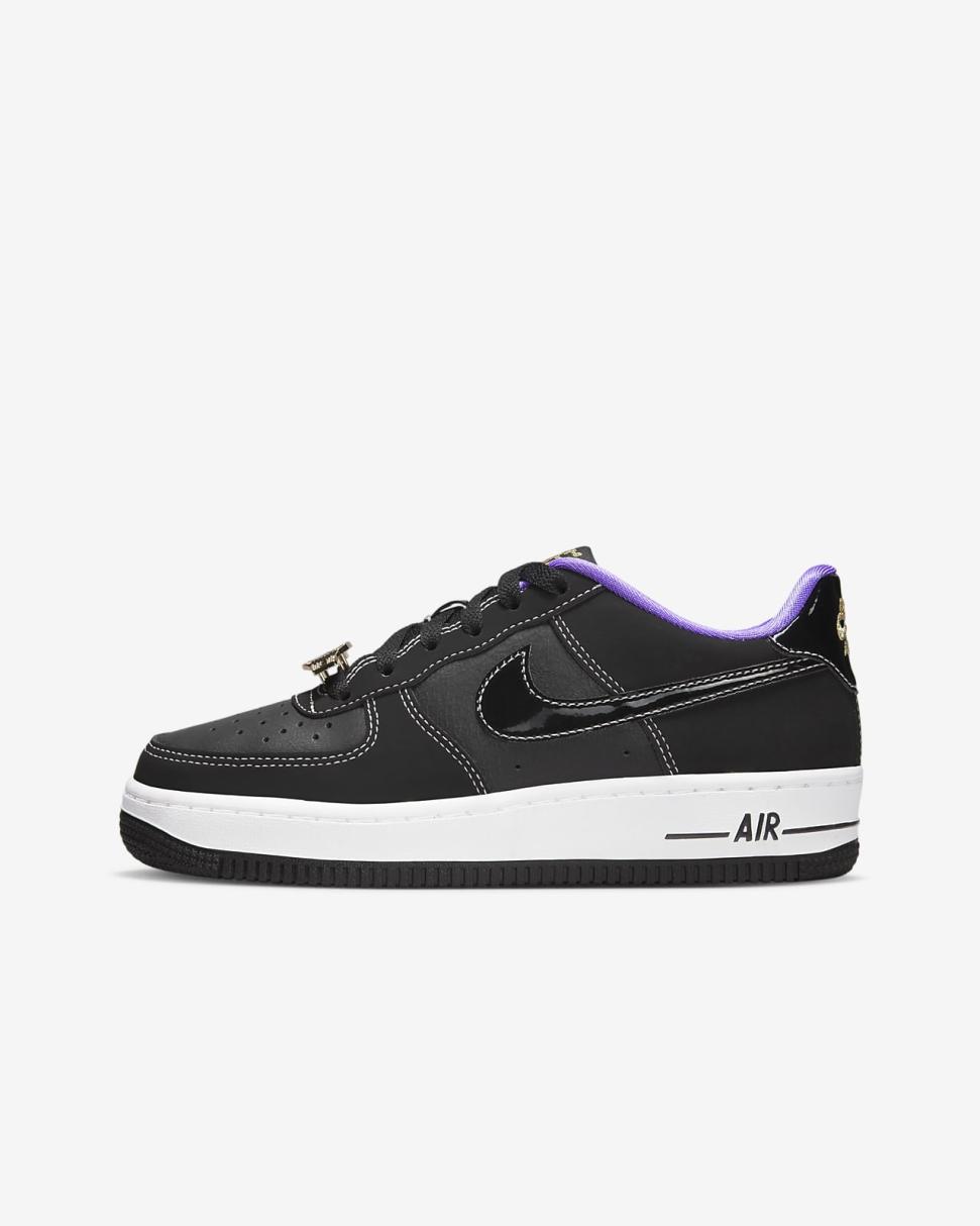 Nike Air Force 1 LV8 Black/Iron Grey/White/Black | Kids Nike Air Force 1