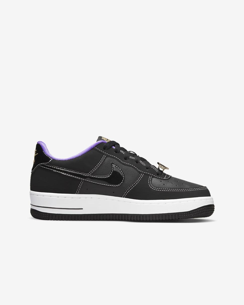 Nike Air Force 1 LV8 Black/Iron Grey/White/Black | Kids Nike Air Force 1