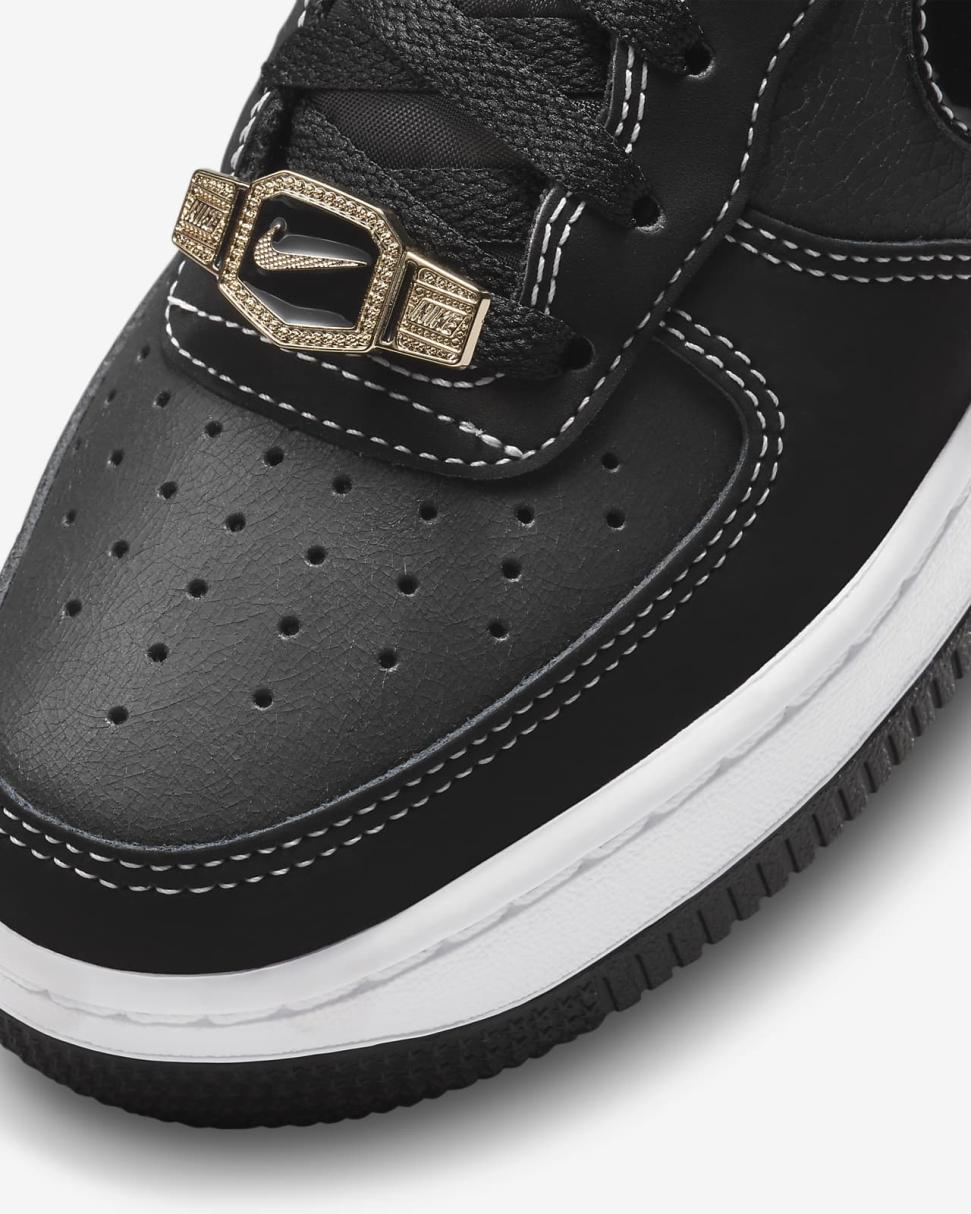 Nike Air Force 1 LV8 Black/Iron Grey/White/Black | Kids Nike Air Force 1