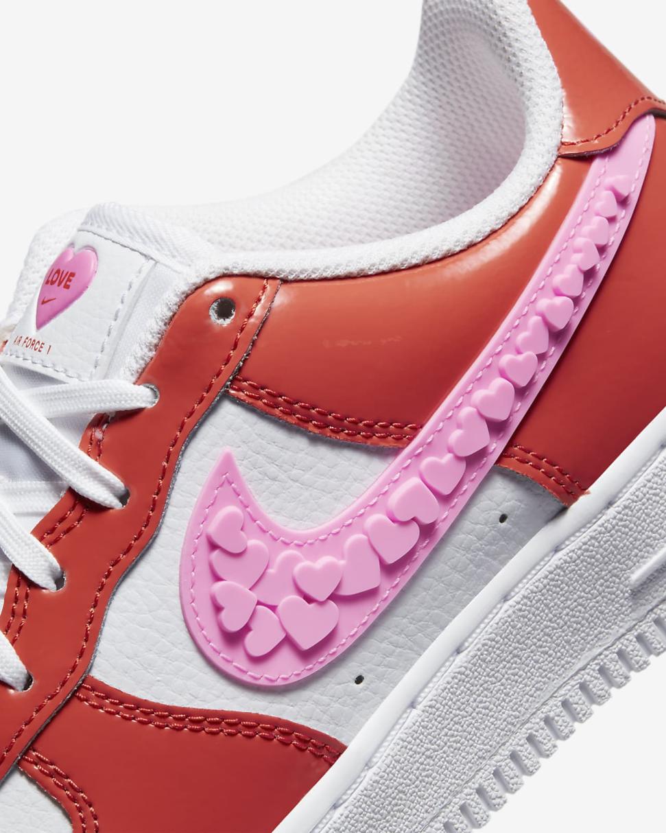 Nike Air Force 1 LV8 Picante Red/White/Pink Spell | Kids Nike Air Force 1