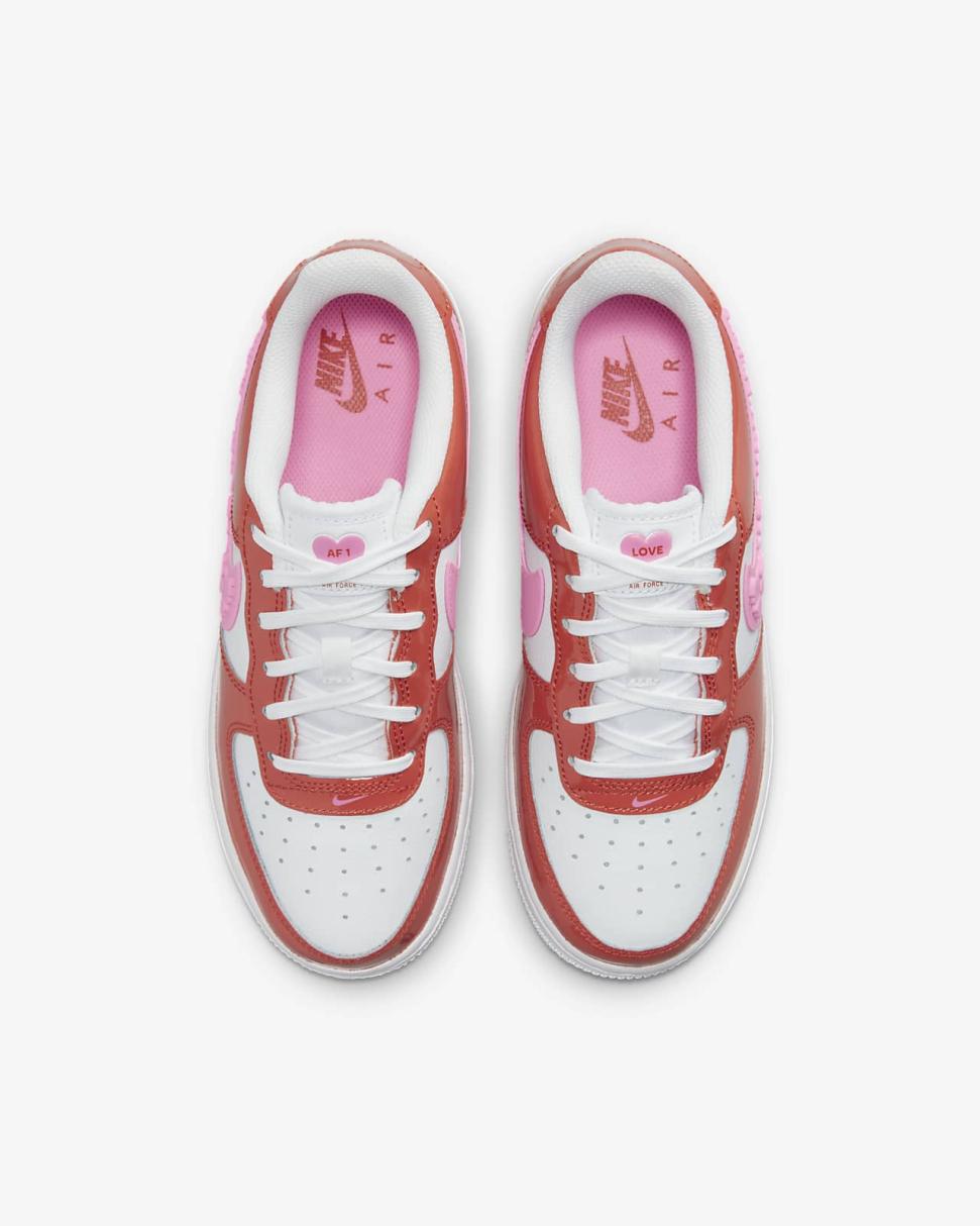 Nike Air Force 1 LV8 Picante Red/White/Pink Spell | Kids Nike Air Force 1