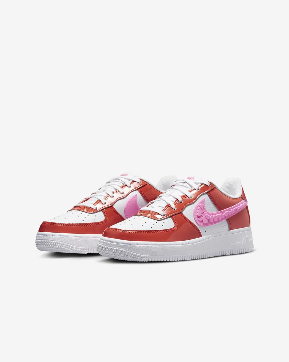 Nike Air Force 1 LV8 Picante Red/White/Pink Spell | Kids Nike Air Force 1