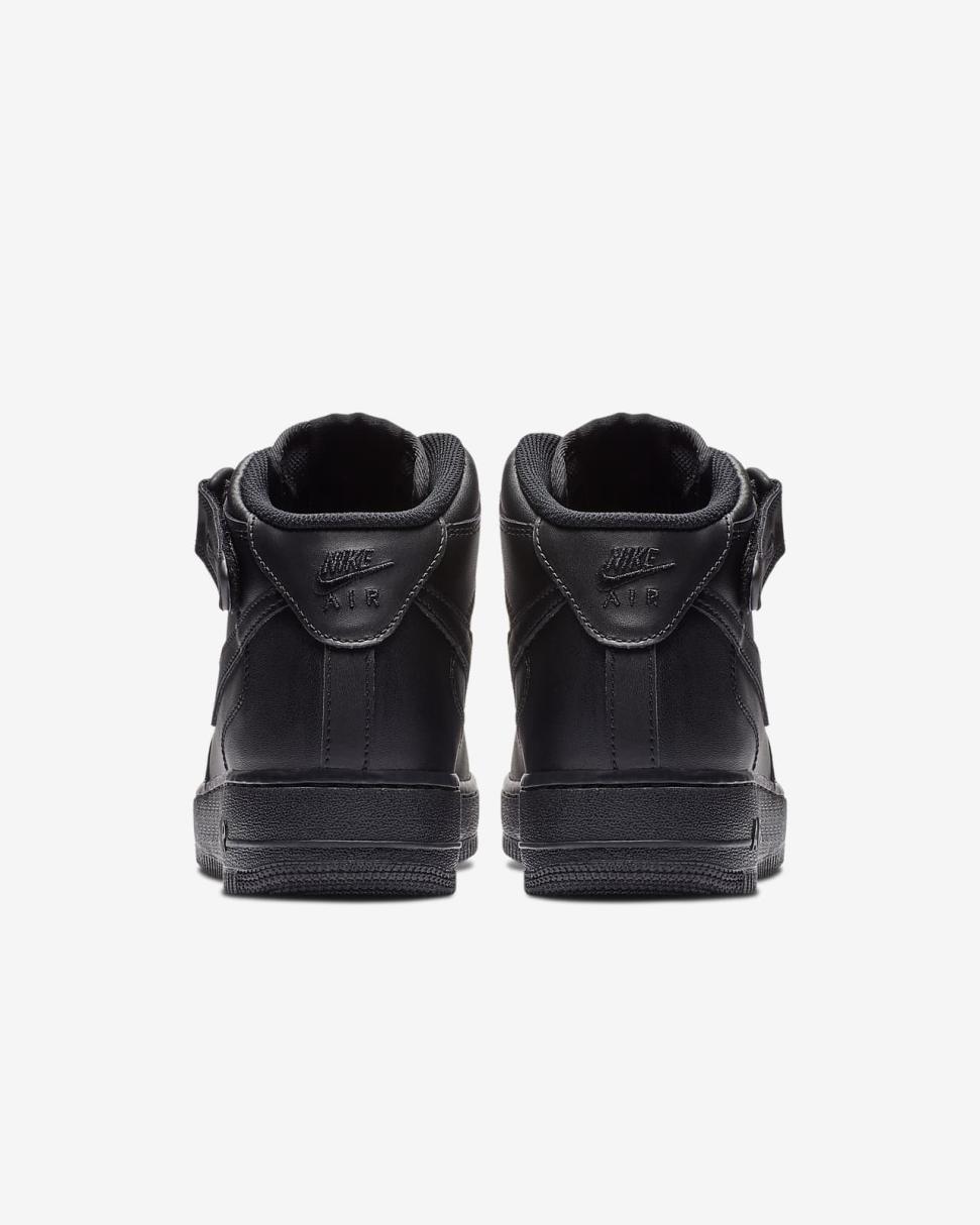 Nike Air Force 1 Mid '07 Black/Black | Mens Nike First Day Kicks