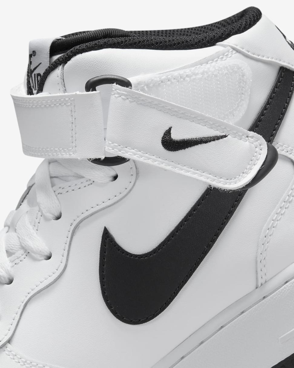 Nike Air Force 1 Mid '07 White/White/Black | Mens Nike Lifestyle