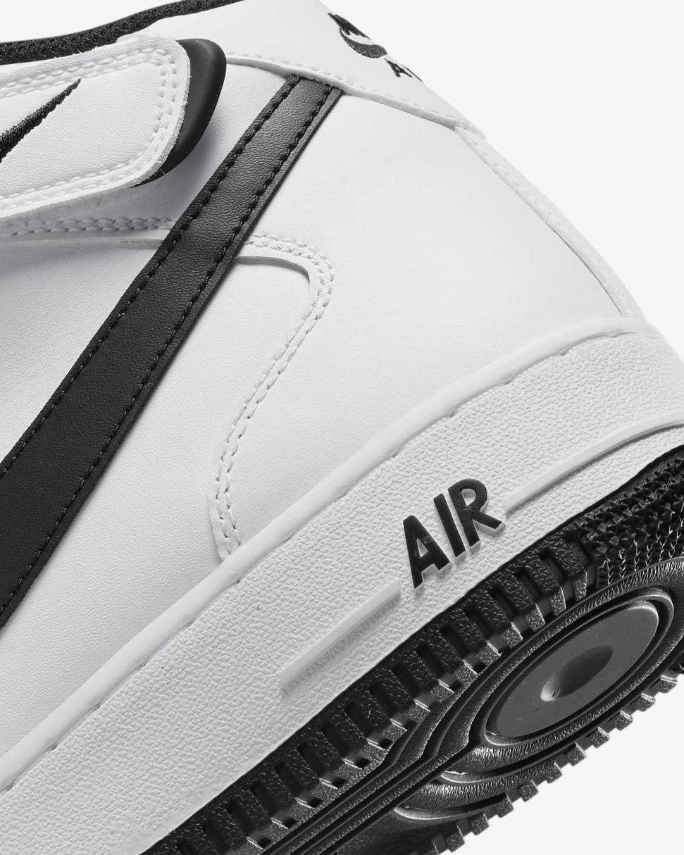 Nike Air Force 1 Mid '07 White/White/Black | Mens Nike Lifestyle