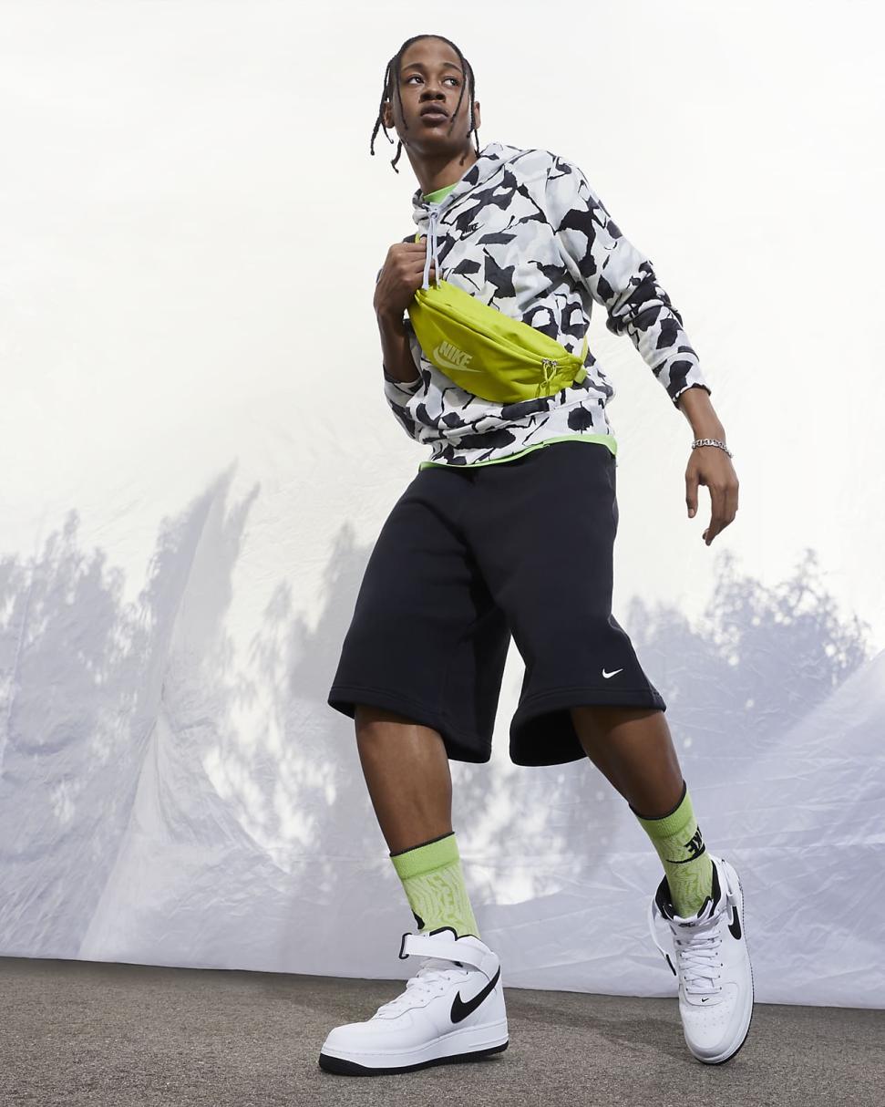 Nike Air Force 1 Mid '07 White/White/Black | Mens Nike Lifestyle