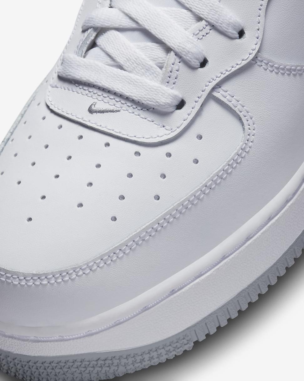 Nike Air Force 1 Mid '07 White/White/Wolf Grey | Mens Nike Lifestyle