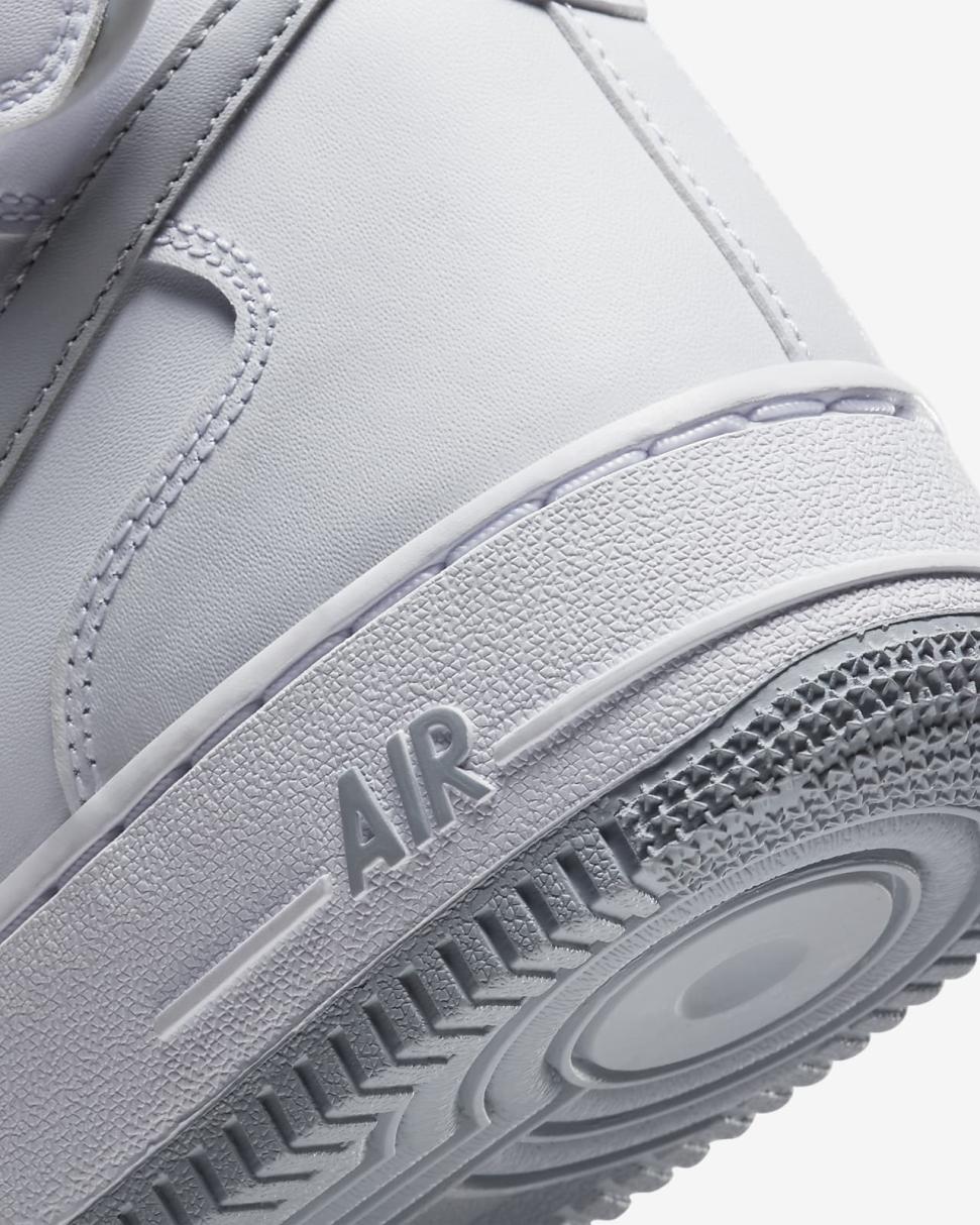 Nike Air Force 1 Mid '07 White/White/Wolf Grey | Mens Nike Lifestyle