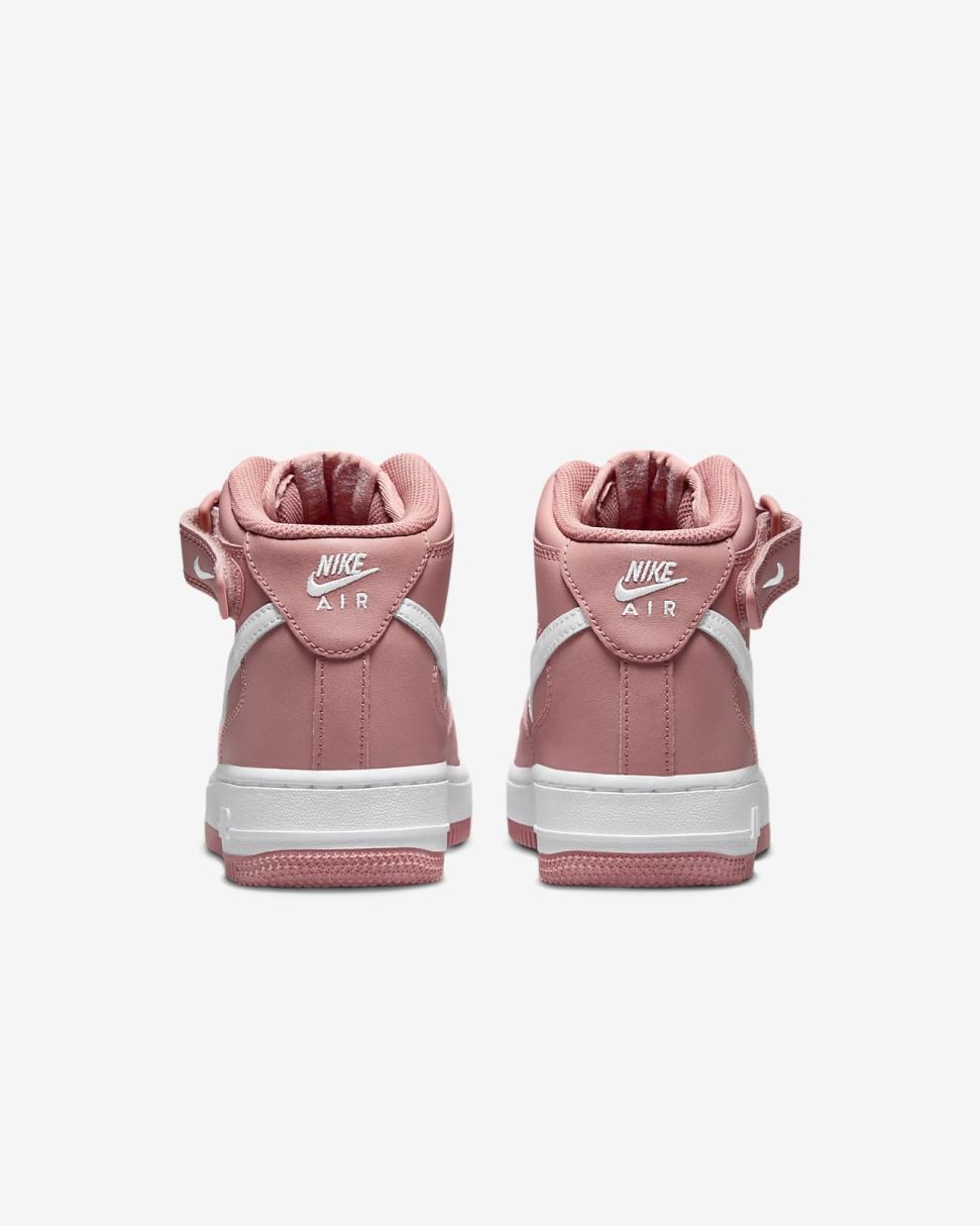 Nike Air Force 1 Mid LE Red Stardust/White | Kids Nike Tween Collection