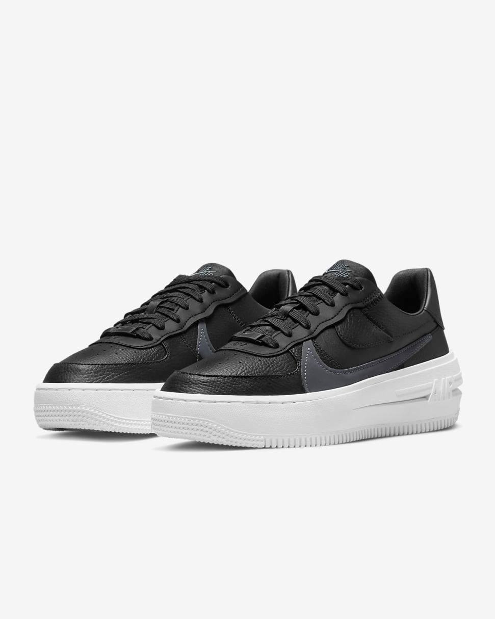 Nike Air Force 1 PLT.AF.ORM Black/White/Black/Anthracite | Womens Nike Lifestyle