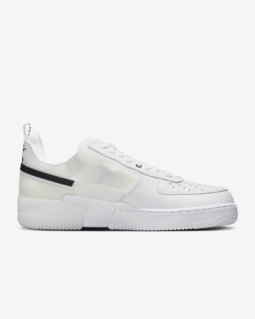 Nike Air Force 1 React White/Black | Mens Nike Lifestyle